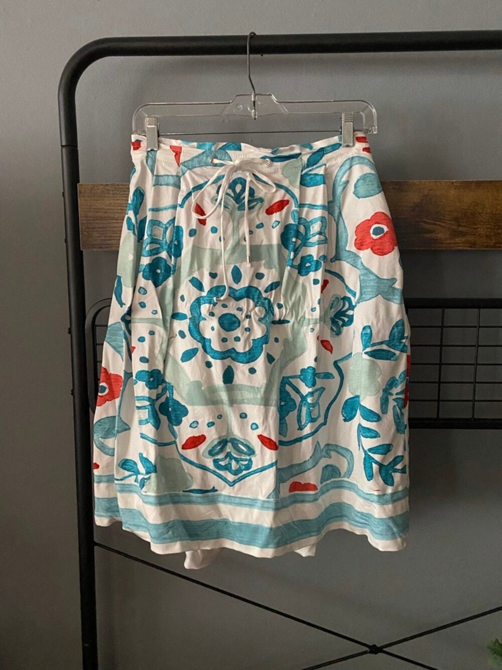 Loft Rayon Floral Skirt | Size 2